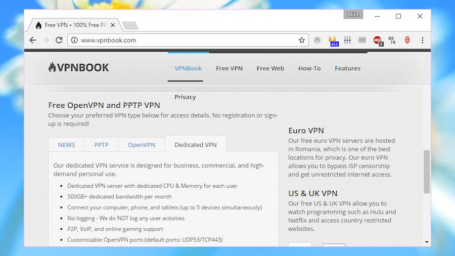 VPNBook Dedicated VPN review | TechRadar