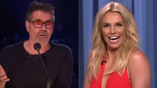 Simon Cowell on America's Got Talent and Britney Spears on Jimmy Fallon.