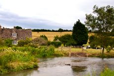 Idyllic country farmhouse