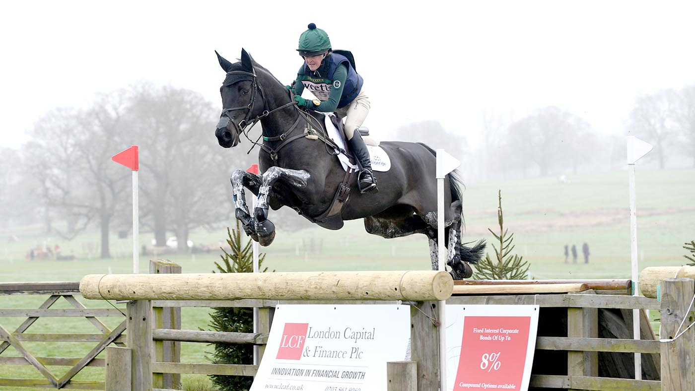 Eliza Stoddart riding PRIORSPARK OPPOSITION FREE in CIC*** Section N during Belton Park International near Grantham in the county of Lincolnshire in the UK on the 15 April 2018