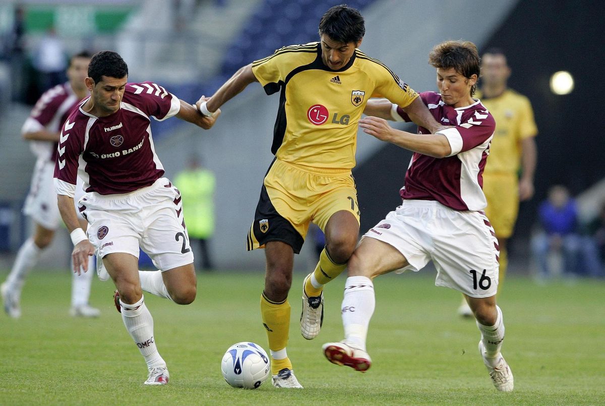 Soccer – Champions League – Hearts v AEK Athens – Murrayfield Stadium