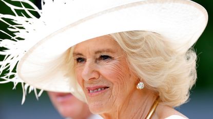 Queen Camilla at an event