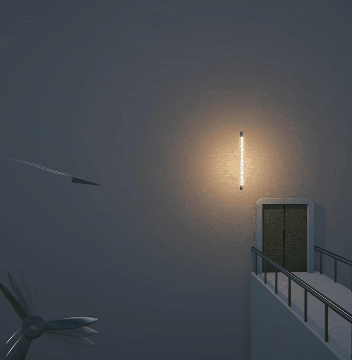 Image of a sparse environment from the indie game Drifted