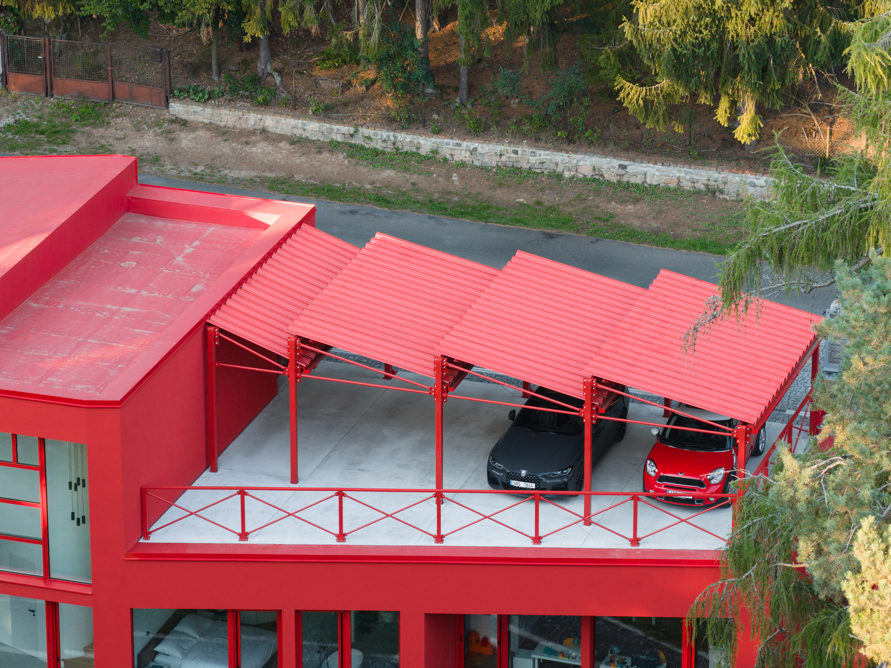 Red House in the Czech Republic