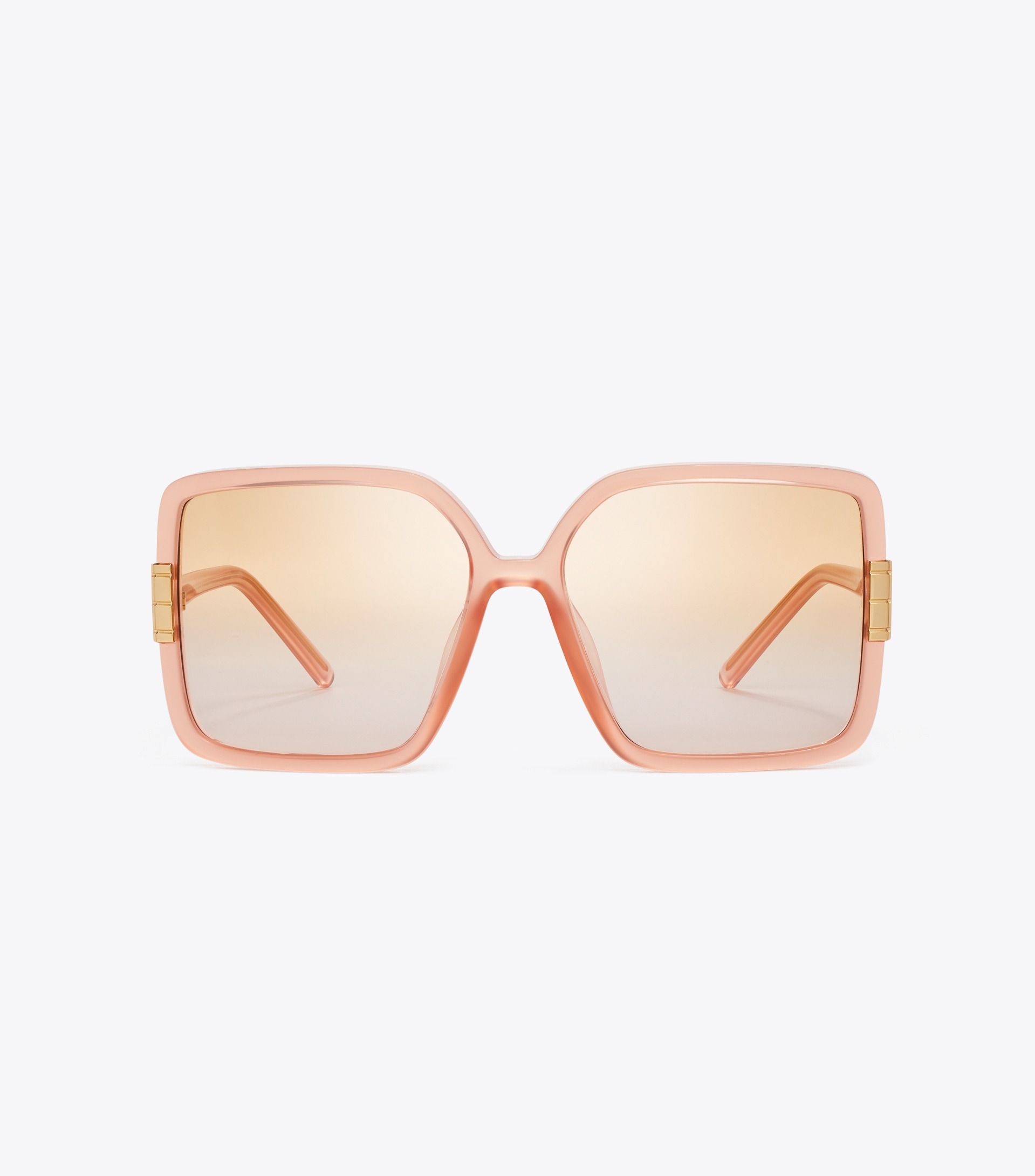 Eleanor Oversized Square Sunglasses in Brown, Size Os