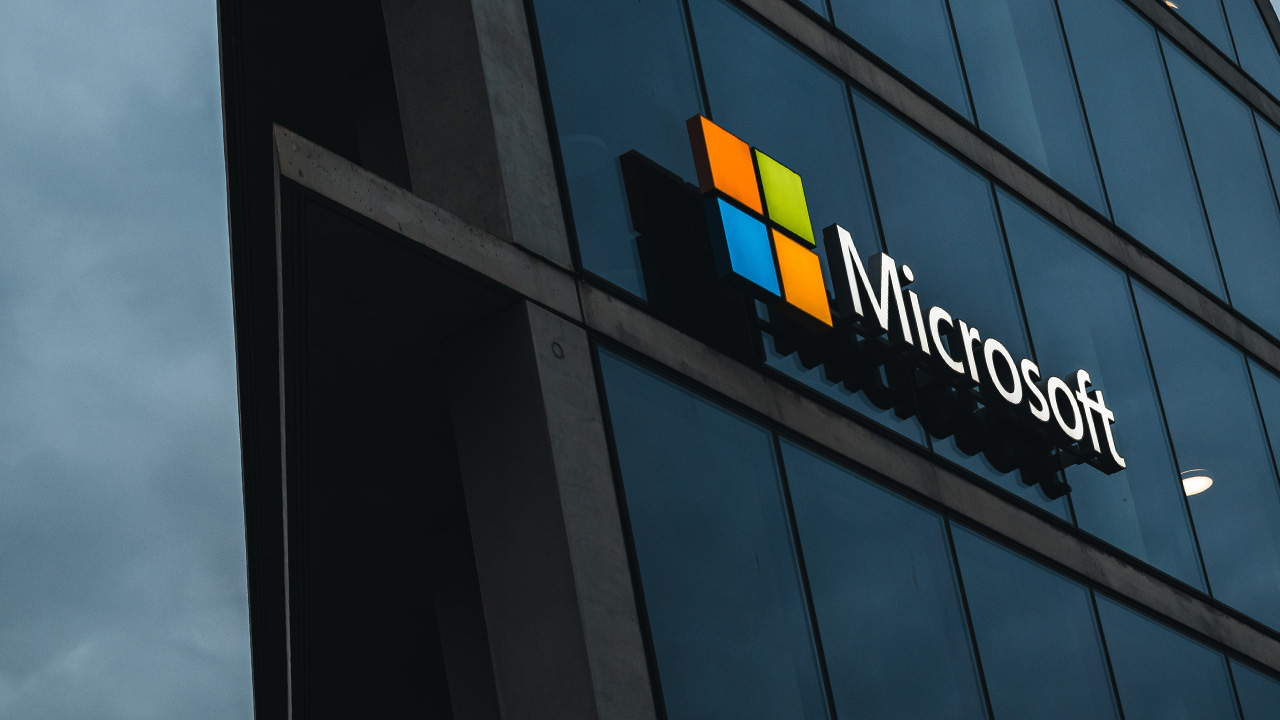 Glass Panels Exterior of the Microsoft Building