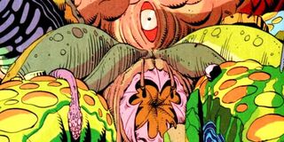 Squid alien monster in Watchmen comic