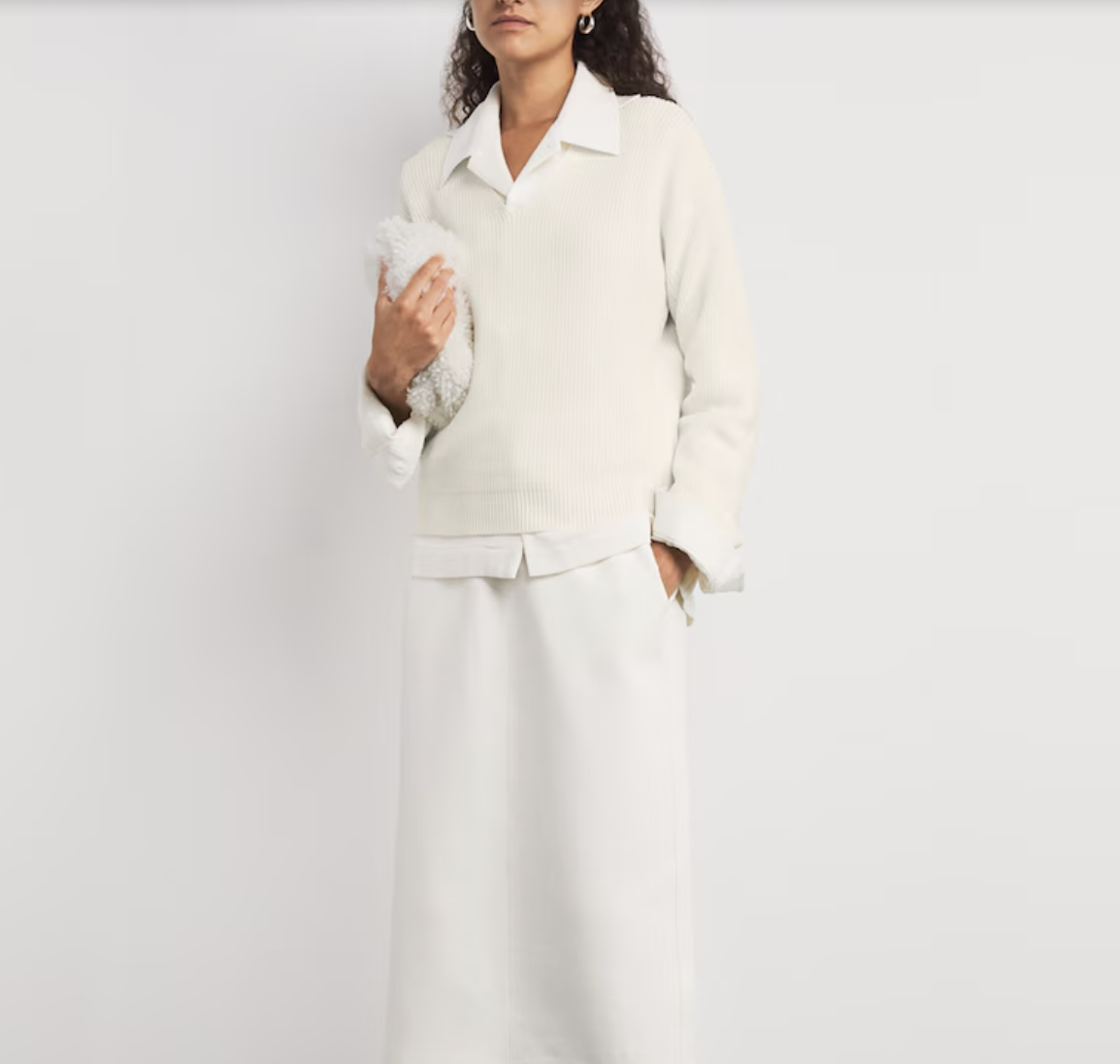 MM Max Mara, Virgin Wool Acceso Sweater
