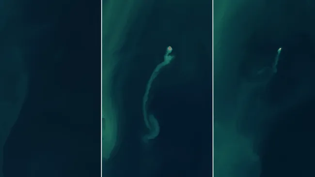 'Ghost island' appears after underwater eruption, then vanishes into the Caspian Sea