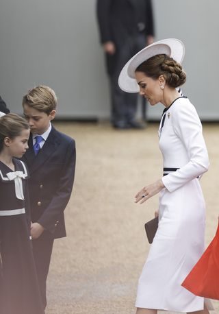 Princess Charlotte and Princess Kate attend trooping the colour
