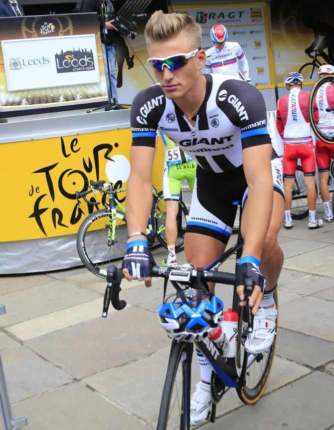 Marcel Kittel (Giant Shimano) at the start of stage 1