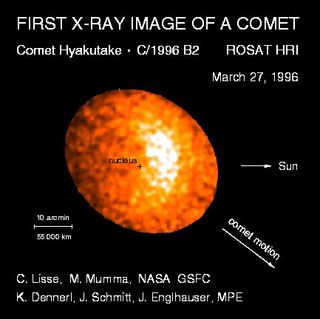 The first X-rays emitted from a comet.