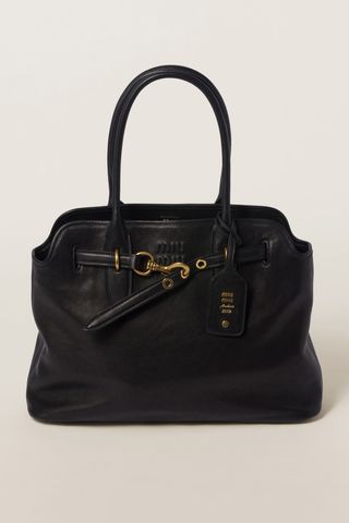 Miu Miu Aventure Nappa Leather Bag