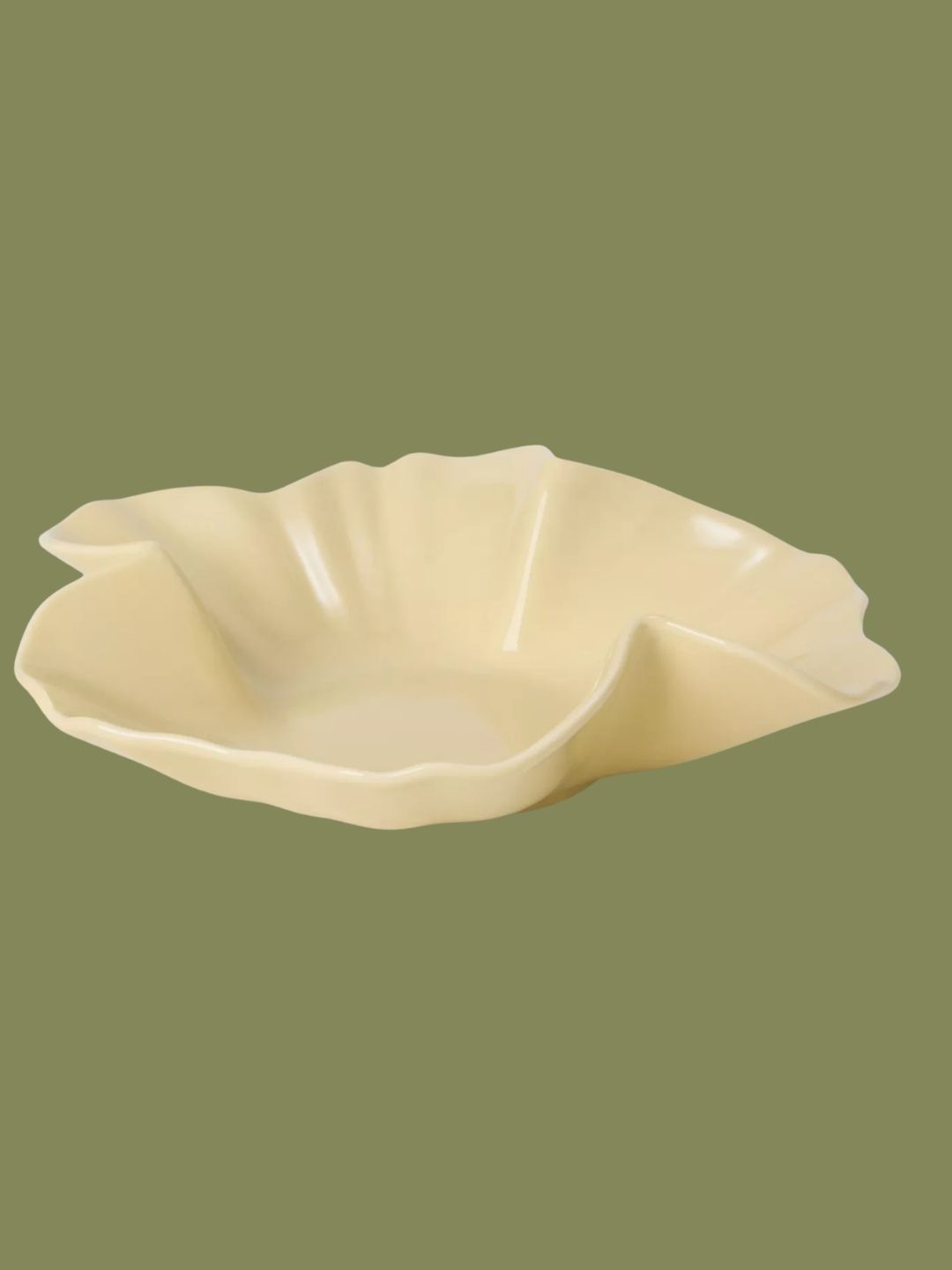 John Lewis x Anine Cecilie Iversen, Floral Bowl, Yellow