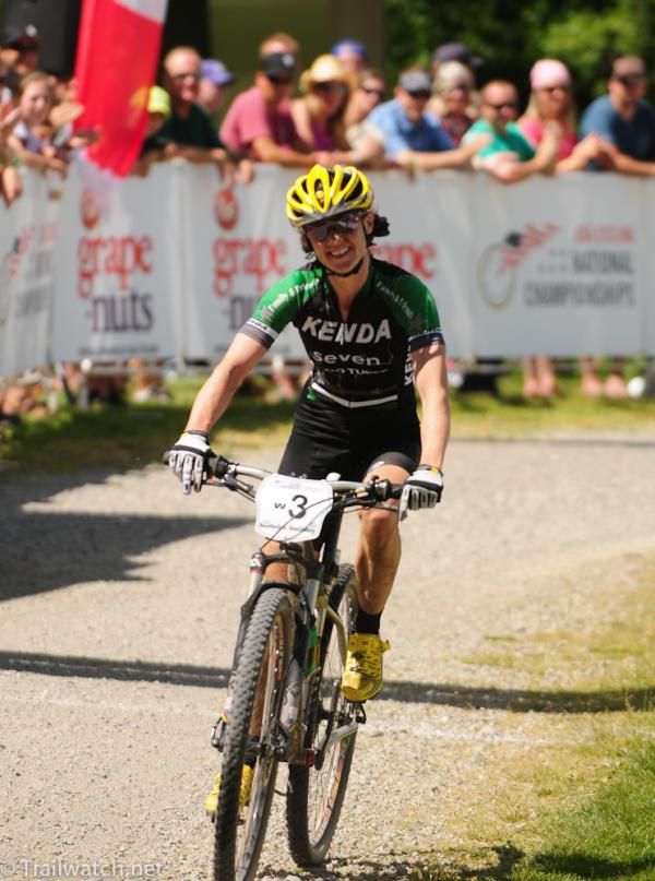 Mary McConneloug (Kenda Seven) adds another podium finish to her illustrious career