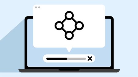 NordVPN graphic displaying cartoon laptop with Meshnet logo