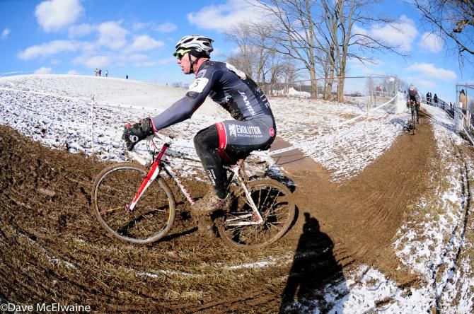 Tim Butler (USA) moved forward the entire race
