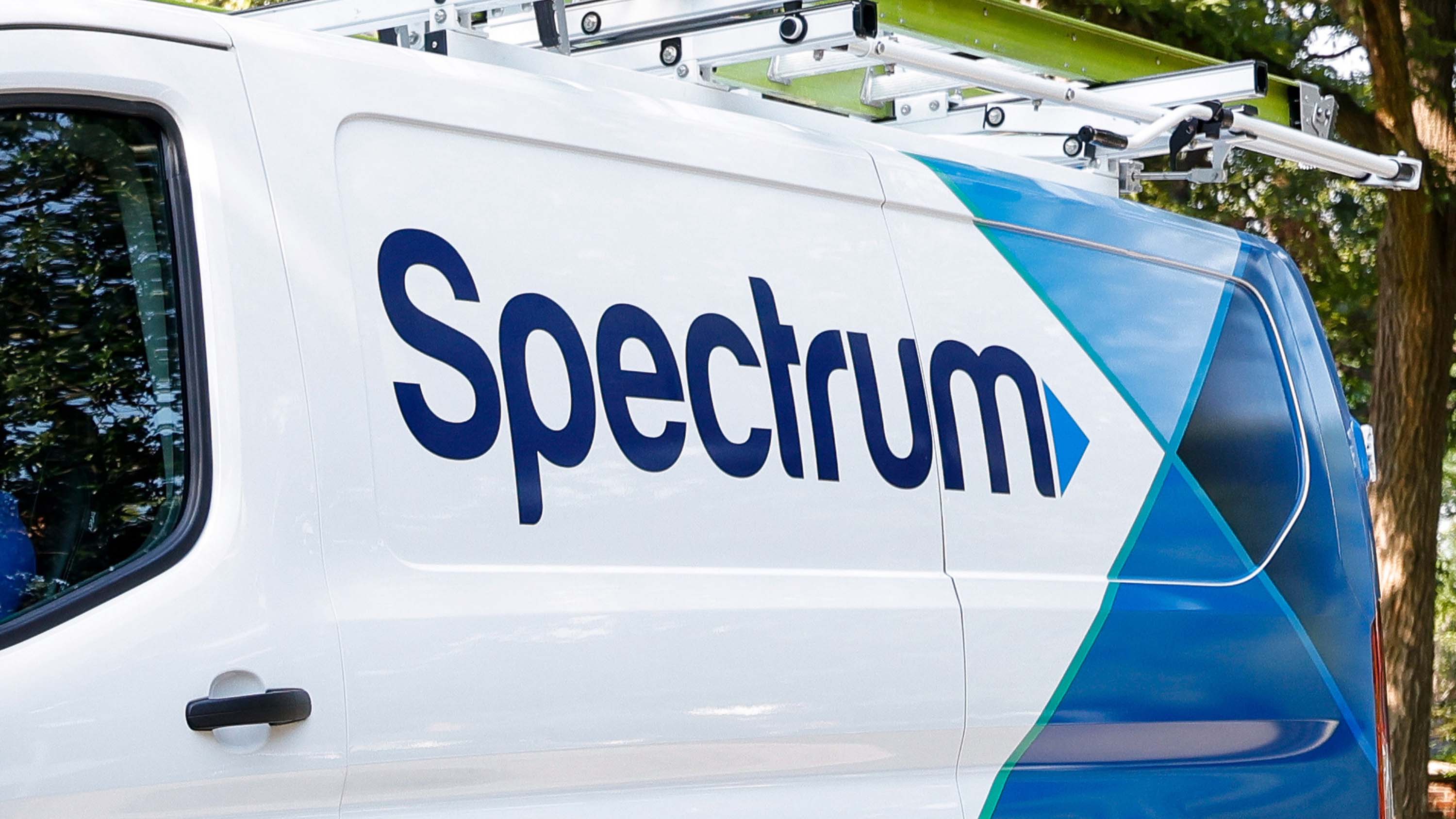 Spectrum logo on truck 