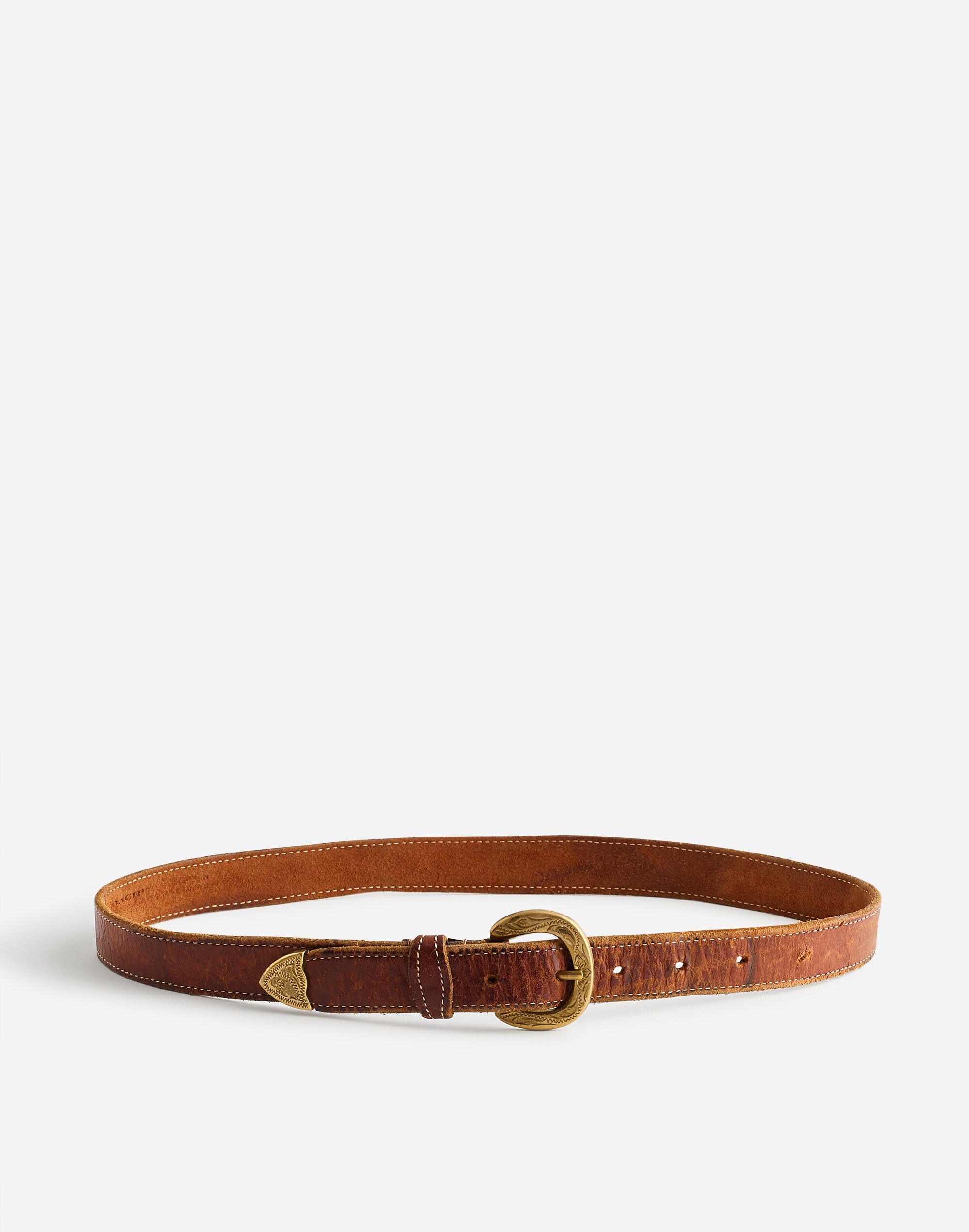 Madewell x Reluxe Fashion, Western Worn Distressed Leather Belt