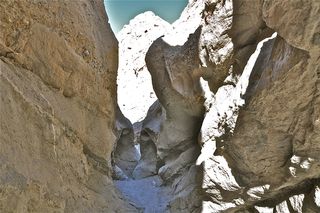 slot canyons can create narrow trails that twist and turn for nearly a mile