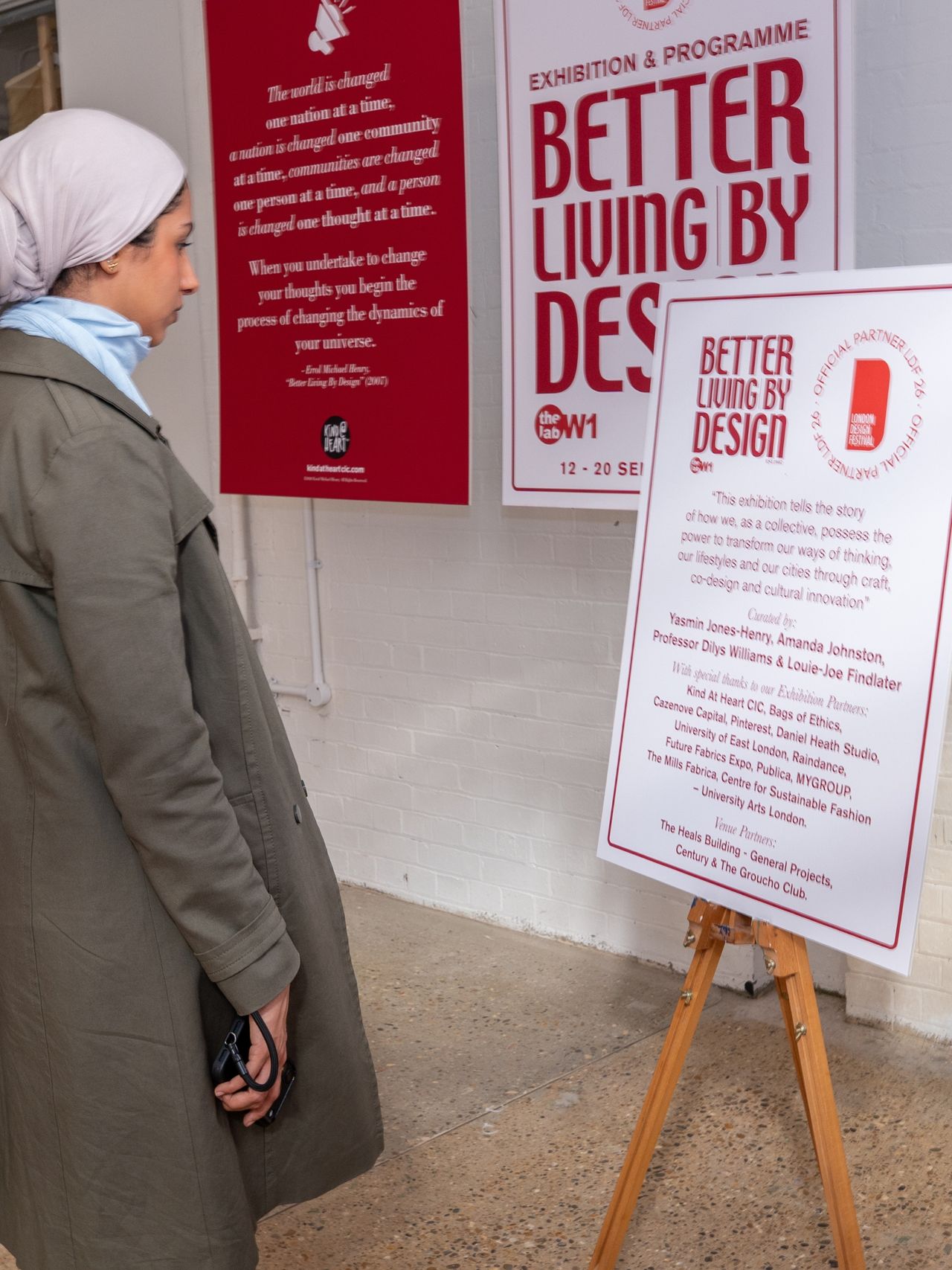 Better Living by Design exhibition at LDF&rsquo;s Soho Design District, showcasing material innovation and circular design.