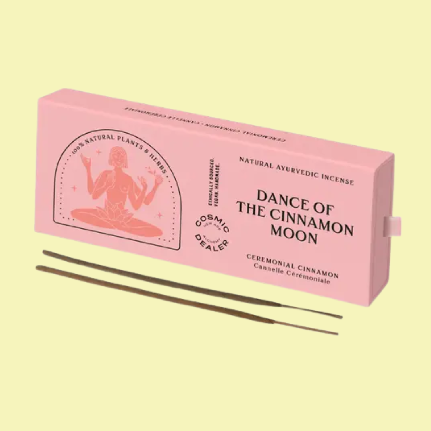 A pink pack of incense