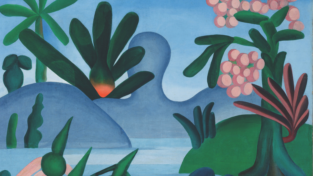 O Lago (The Lake) by Tarsila do Amaral