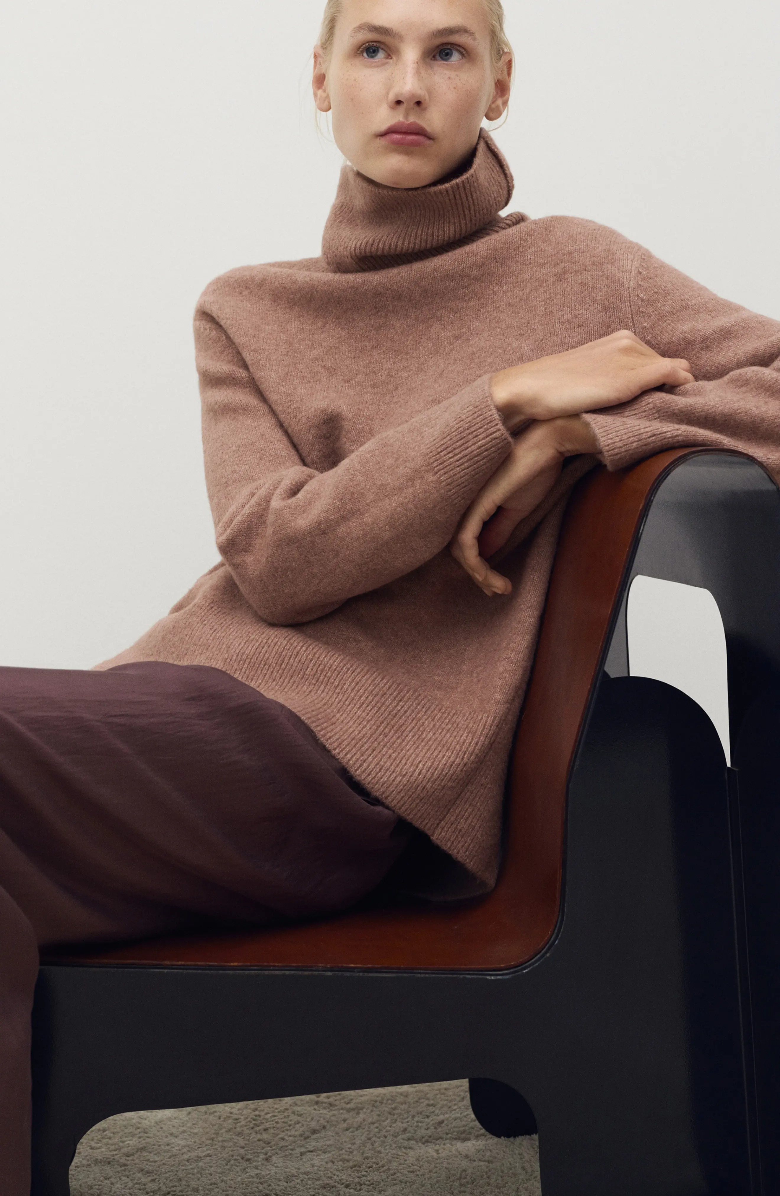 MANGO, Turtleneck Sweater