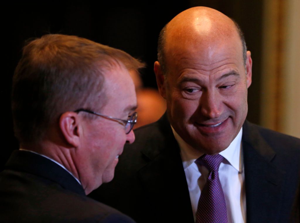 Mick Mulvaney and Gary Cohn