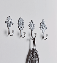 Four Greywashed Hooks| Was £30, Now £19.50