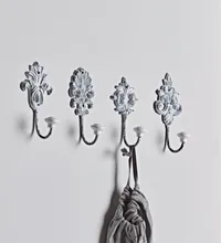 Four Greywashed Hooks| Was £30, Now £19.50
