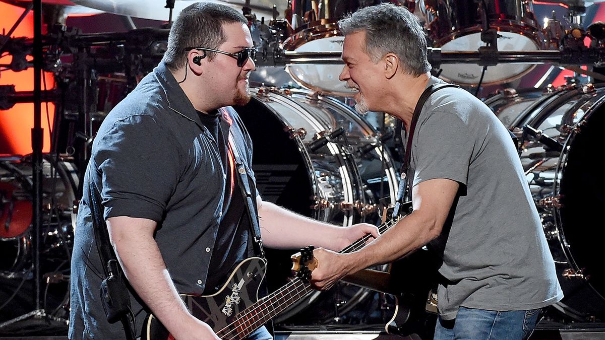 Wolfgang and Eddie Van Halen