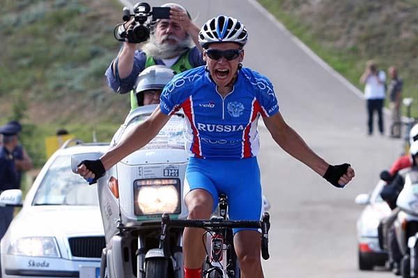 Stage three winner Egor Silin (Russian National Team)