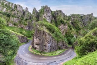 Cheddar Gorge, Mendip Hills, Somerset, England, UK