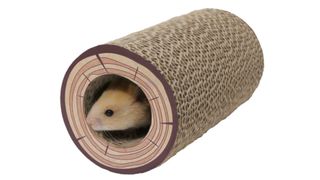 Rosewood Boredom Breaker Shred-a-log Corrugated Tunnel Hamster Toy