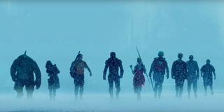 The Suicide Squad in the snow