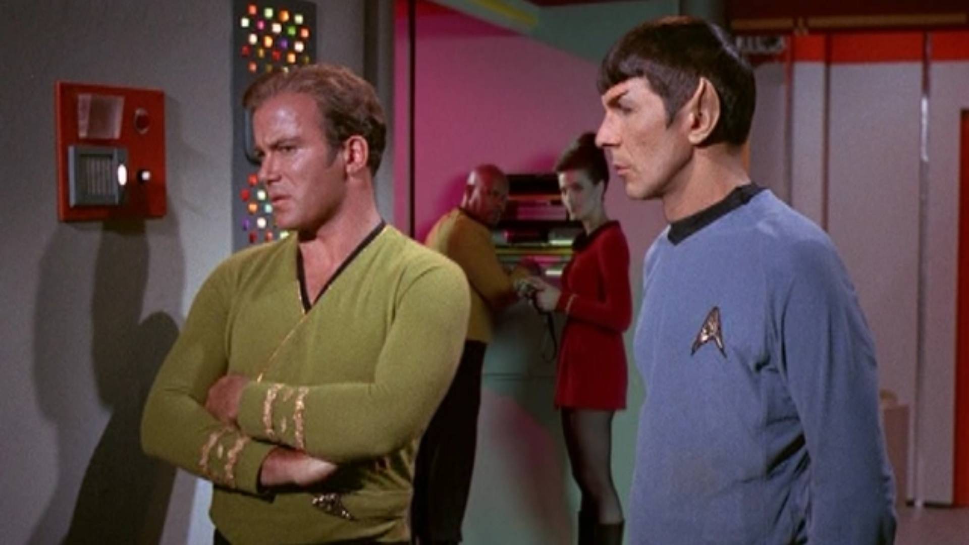 Kirk and Spock in Star Trek