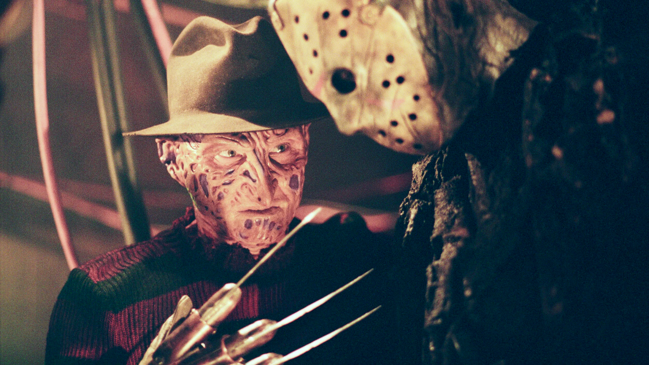 Robert England and Ken Kirzinger in Freddy Vs.  Jason