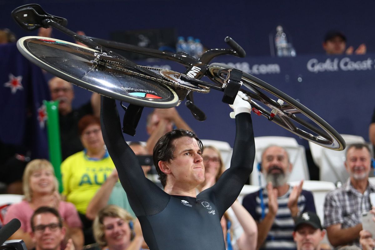 Sam Webster (New Zealand) celebrates