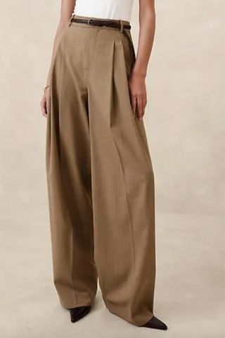 Siena Wide-Leg Italian Wool Pant