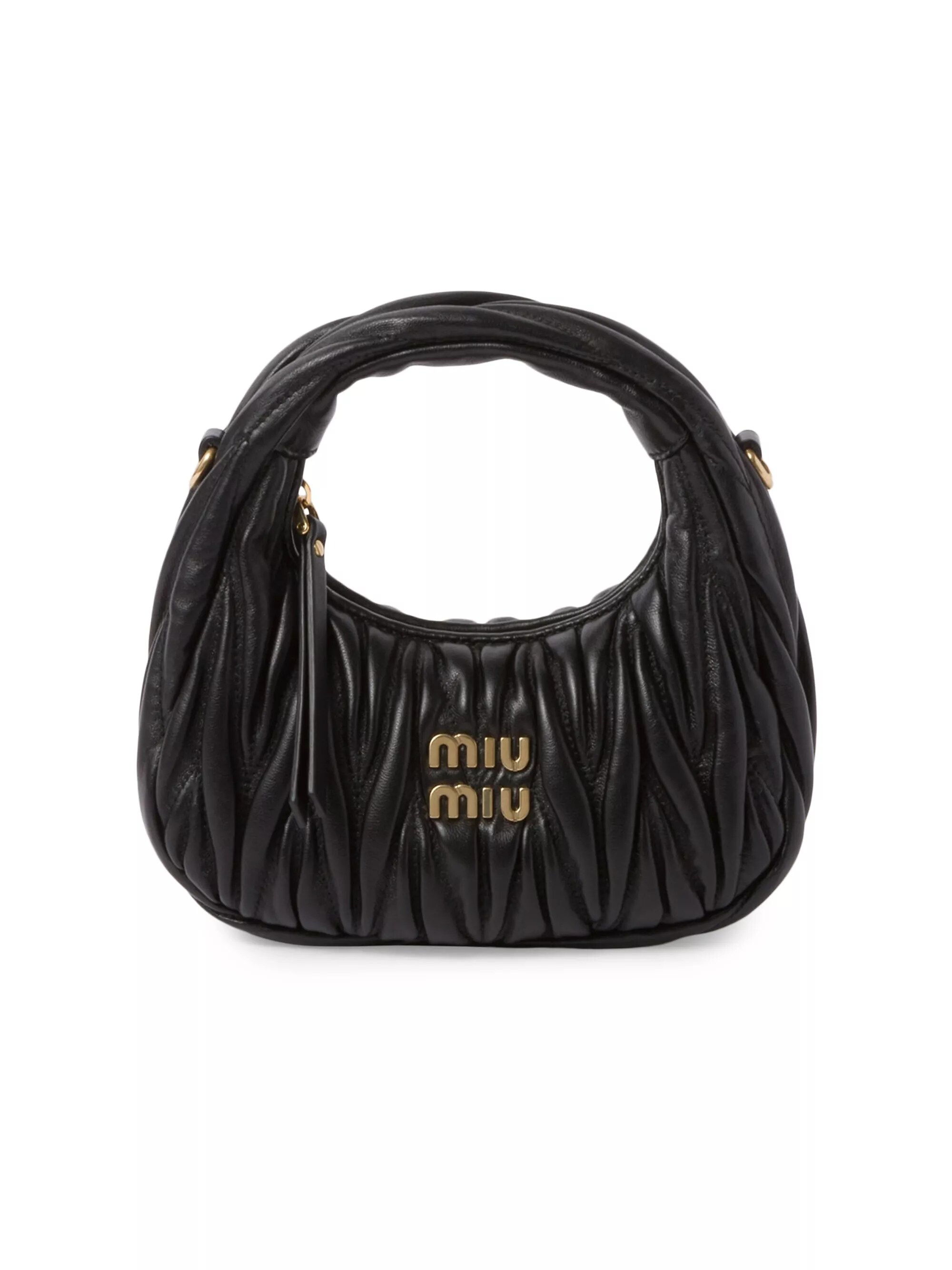Wander Matelass&amp;eacute; Nappa Leather Hobo Mini-Bag