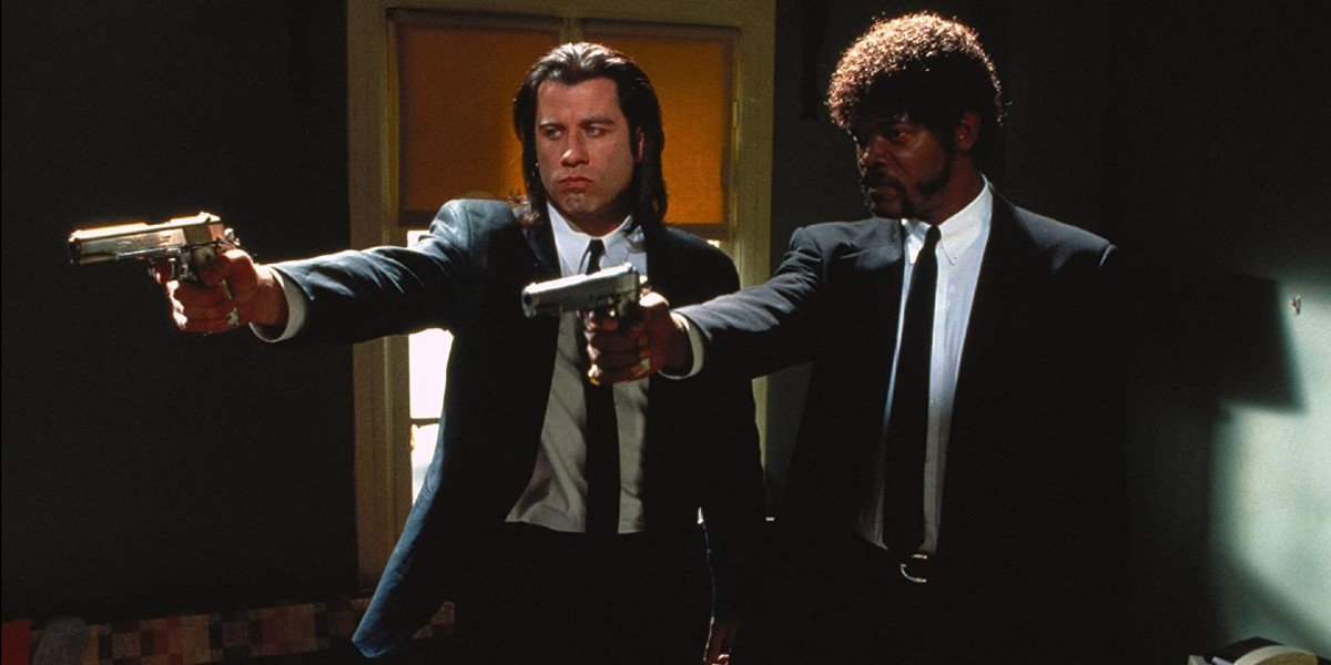 John Travolta and Samuel L. Jackson in Pulp Fiction