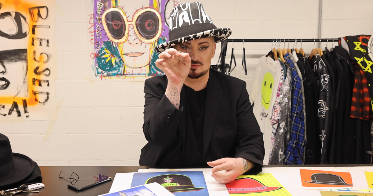 Boy George promotes his NFT range