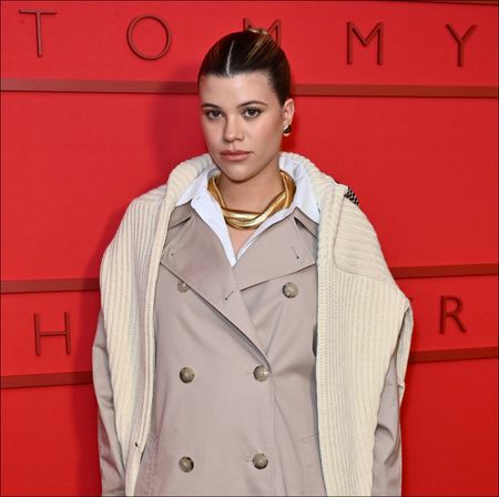 fia Richie attends the Tommy Hilfiger show during New York Fashion Week February 2024.