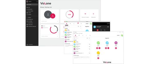 The Voip Unlimited Voxone dashboard