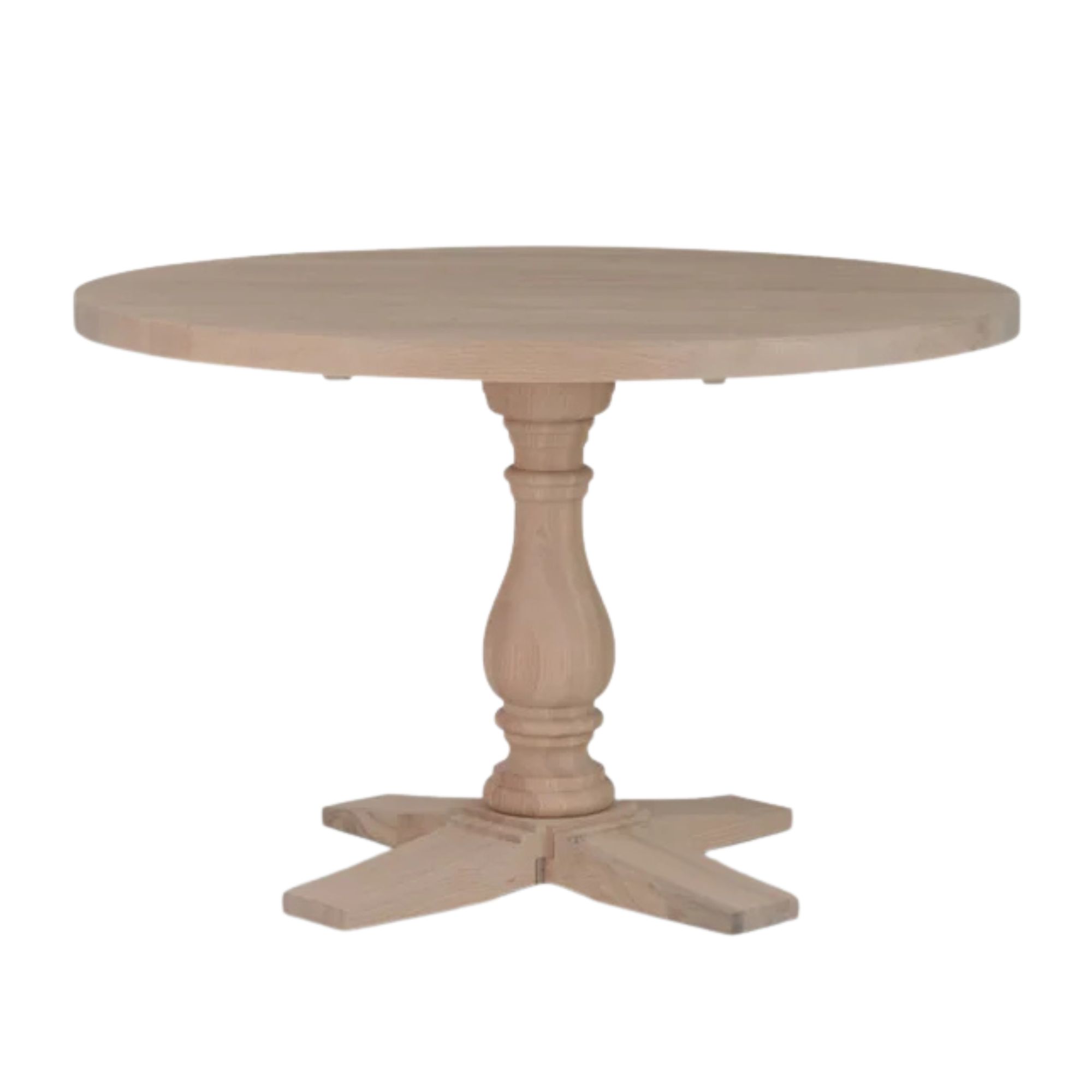 Neptune, Balmoral 4 Seater Round Oak Dining Table