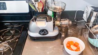 Kuvings Masticating Slow Juicer on kitchen counter