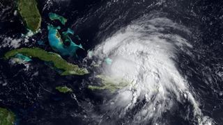 Hurricane Irene as a Category 2 hurricane on Aug. 23.