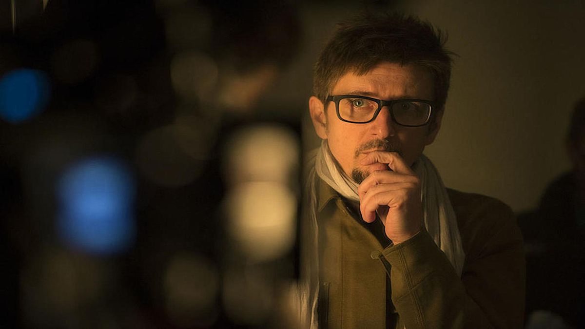 Scott Derrickson on the set of Doctor Strange