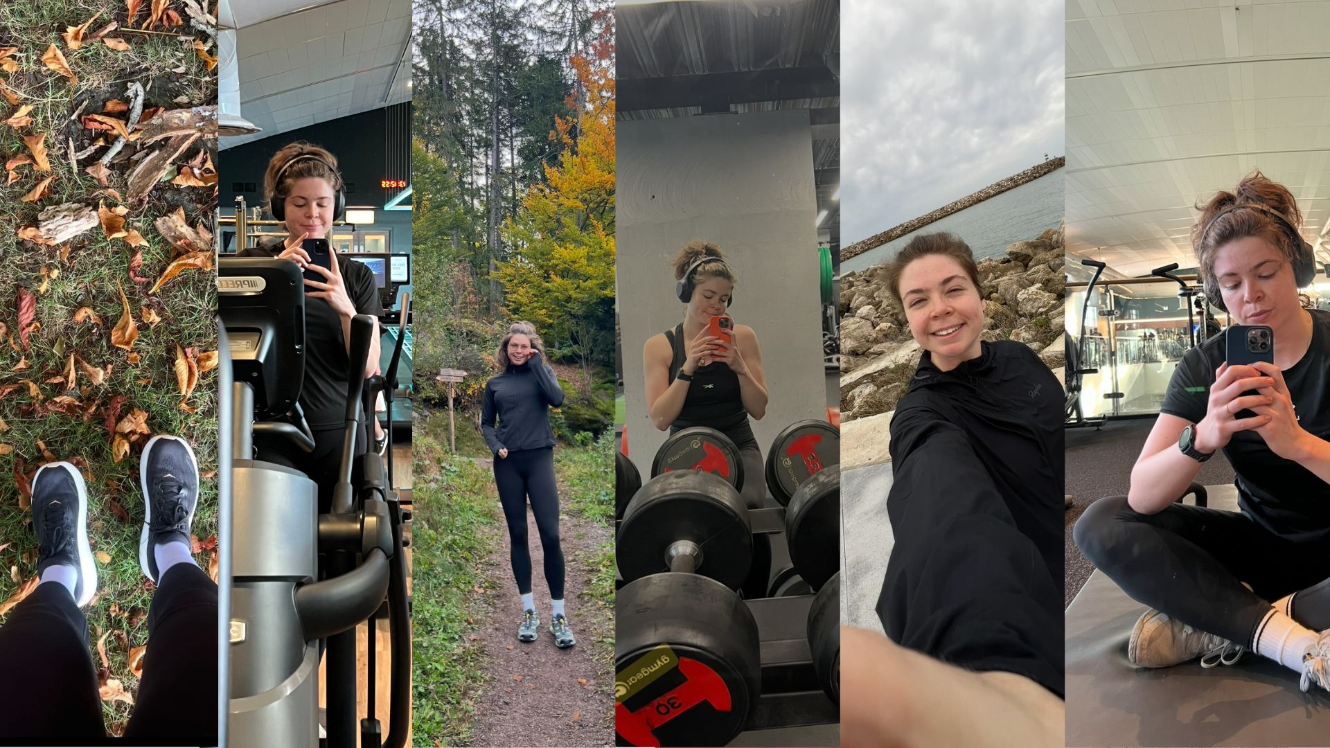 Grace Walsh wearing sets of the best workout leggings for 2026